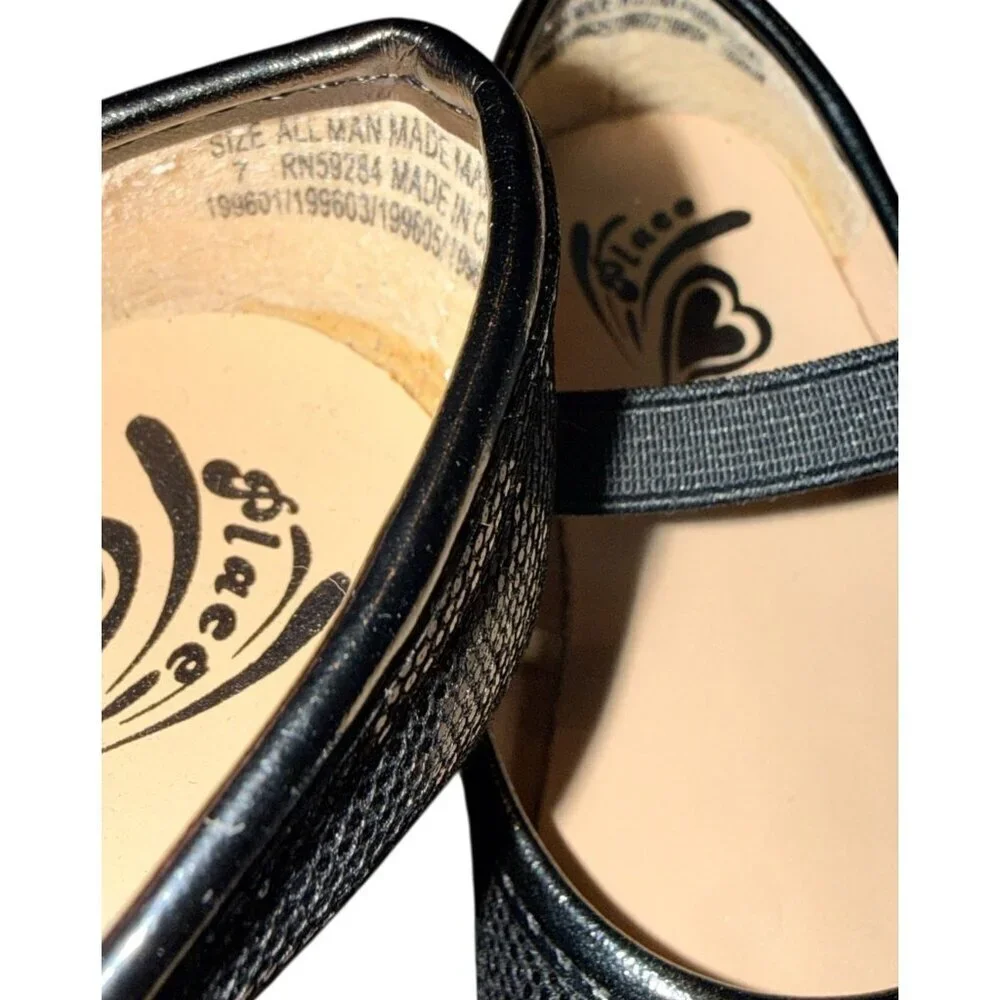Glitter Ballet Flats shoes Holiday Christmas Black Toddler Size 7
